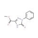 Methyl 2,5-dihydro-5-oxo-1-phenyl-1H-1,2,4-triazole-3-carboxylate (CAS 109519-47-3) - chemical structure image