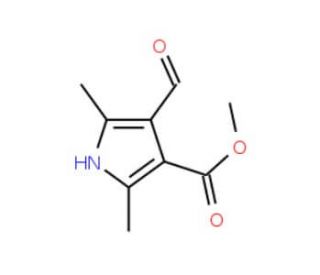 Methyl 2,5-dimethyl-4-formyl-1H-pyrrole-3-carboxylate (CAS 175205-91-1) - chemical structure image