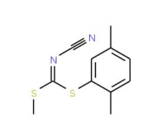 Methyl (2,5-dimethylphenyl) cyanocarbonimido-dithioate - chemical structure image
