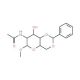 Methyl 2-acetamido-2-deoxy-4,6-O-benzlydene-O-β-D-glucopryanoside (CAS 10300-76-2) - chemical structure image