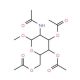 Methyl 2-acetamido-3,4,6-tri-O-acetyl-2-deoxy-b-D-glucopyranoside (CAS 2771-48-4) - chemical structure image
