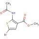 Methyl 2-(acetylamino)-5-bromo-3-thiophenecarboxylate - chemical structure image