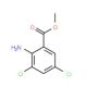 methyl 2-amino-3,5-dichlorobenzoate (CAS 52727-62-5) - chemical structure image