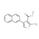 Methyl 2-amino-4-(2-naphthyl)thiophene-3-carboxylate (CAS 351156-65-5) - chemical structure image