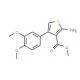 Methyl 2-amino-4-(3,4-dimethoxyphenyl)thiophene-3-carboxylate (CAS 350997-14-7) - chemical structure image