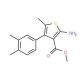 Methyl 2-amino-4-(3,4-dimethylphenyl)-5-methylthiophene-3-carboxylate - chemical structure image