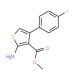 Methyl 2-amino-4-(4-fluorophenyl)thiophene-3-carboxylate (CAS 350997-12-5) - chemical structure image