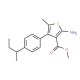Methyl 2-amino-4-(4-sec-butylphenyl)-5-methylthiophene-3-carboxylate - chemical structure image