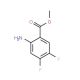 Methyl 2-Amino-4,5-difluorobenzoate (CAS 207346-42-7) - chemical structure image