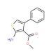 Methyl 2-amino-4-phenylthiophene-3-carboxylate (CAS 67171-55-5) - chemical structure image