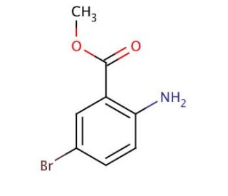 Methyl 2-amino-5-bromobenzoate (CAS 52727-57-8) - chemical structure image