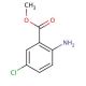 Methyl 2-amino-5-chlorobenzoate (CAS 5202-89-1) - chemical structure image