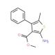 methyl 2-amino-5-methyl-4-phenylthiophene-3-carboxylate (CAS 350988-88-4) - chemical structure image