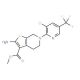 Methyl 2-amino-6-[3-chloro-5-(trifluoromethyl)-2-pyridinyl]-4,5,6,7-tetrahydrothieno[2,3-c] pyridine - chemical structure ima