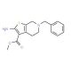 Methyl 2-amino-6-benzyl-4,5,6,7-tetrahydrothieno [2,3-c]pyridine-3-carboxylate - chemical structure image