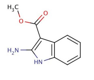 Methyl 2-aminoindole-3-carboxylate (CAS 113772-14-8) - chemical structure image