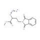 Methyl 2-azido-4-(1,3-dioxo-1,3-dihydro-2H-isoindol-2-yl)butanoate - chemical structure image