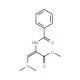 Methyl 2-(benzoylamino)-3-(dimethylamino)acrylate (CAS 56952-04-6) - chemical structure image