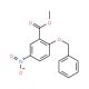 Methyl 2-(benzyloxy)-5-nitrobenzenecarboxylate (CAS 508211-52-7) - chemical structure image
