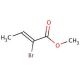 Methyl 2-bromo-2-butenoate (CAS 17642-18-1) - chemical structure image