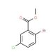 Methyl 2-bromo-5-chlorobenzoate (CAS 27007-53-0) - chemical structure image