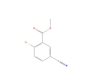 Methyl 2-bromo-5-cyanobenzoate (CAS 1031927-03-3) - chemical structure image