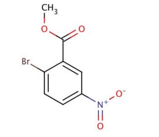 Methyl 2-bromo-5-nitrobenzoate (CAS 6942-36-5) - chemical structure image
