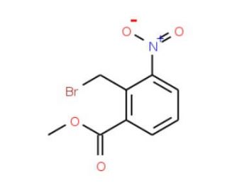 Methyl 2-(bromomethyl)-3-nitrobenzenecarboxylate (CAS 98475-07-1) - chemical structure image