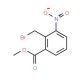 Methyl 2-(bromomethyl)-3-nitrobenzenecarboxylate (CAS 98475-07-1) - chemical structure image