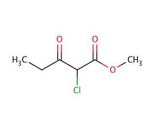 Methyl 2-chloro-3-oxovalerate (CAS 114192-09-5) - chemical structure image