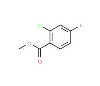 Methyl 2-chloro-4-fluorobenzoate (CAS 85953-29-3) - chemical structure image