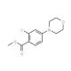 Methyl 2-chloro-4-morpholinobenzenecarboxylate (CAS 175153-39-6) - chemical structure image