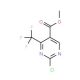 Methyl 2-chloro-4-(trifluoromethyl)pyrimidine-5-carboxylate (CAS 175137-27-6) - chemical structure image