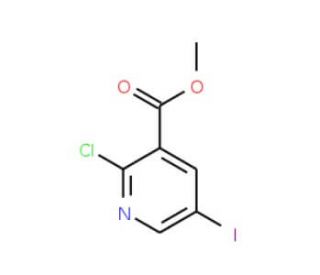 Methyl 2-chloro-5-iodonicotinate (CAS 78686-83-6) - chemical structure image