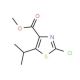 Methyl 2-chloro-5-isopropyl-1,3-thiazole-4-carboxylate (CAS 81569-27-9) - chemical structure image