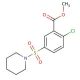 methyl 2-chloro-5-(piperidin-1-ylsulfonyl)benzoate - chemical structure image