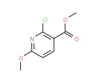Methyl 2-chloro-6-methoxynicotinate (CAS 95652-77-0) - chemical structure image