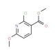 Methyl 2-chloro-6-methoxynicotinate (CAS 95652-77-0) - chemical structure image