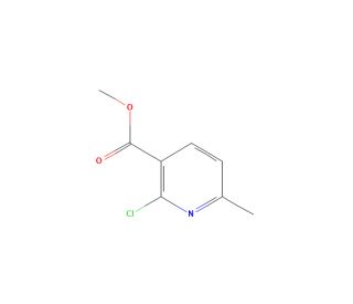 Methyl 2-chloro-6-methylnicotinate (CAS 53277-47-7) - chemical structure image