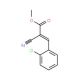 Methyl 2-chloro-α-cyanocinnamate (CAS 74446-19-8) - chemical structure image