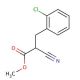 Methyl 2-chloro-α-cyanohydrocinnamate (CAS 7346-46-5) - chemical structure image