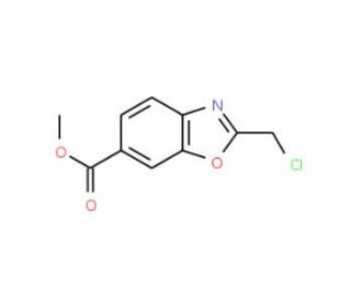 Methyl 2-(chloromethyl)-1,3-benzoxazole-6-carboxylate - chemical structure image