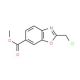 Methyl 2-(chloromethyl)-1,3-benzoxazole-6-carboxylate - chemical structure image
