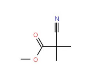 Methyl 2-cyano-2-methylpropanoate (CAS 72291-30-6) - chemical structure image