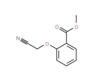 Methyl 2-(cyanomethoxy)benzenecarboxylate (CAS 1641-00-5) - chemical structure image