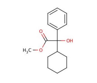 Methyl 2-Cyclohexyl-2-hydroxy-phenylacetate (CAS 10399-13-0) - chemical structure image