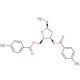 Methyl 2-Deoxy-3,5-di-O-p-toluoyl-D-erythro-pentoside (CAS 4330-34-1) - chemical structure image