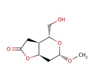 Methyl 2-deoxy-&alpha;-D-alloside 3,4-carbonate (CAS 62158-33-2) - chemical structure image