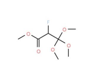 Methyl 2-fluoro-3,3,3-trimethoxypropanoate (CAS 77778-66-6) - chemical structure image