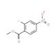 Methyl 2-fluoro-4-nitrobenzoate (CAS 392-09-6) - chemical structure image